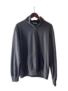 Coofandy Men's Gray Quarterzip - Size L